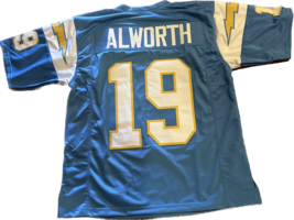Unsigned Custom Stitched Lance “BAMBI” Alworth #19 SD Chargers Throwback... - $69.99+