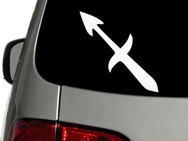 Sagittarius Sign Astrology Zodiac Vinyl Decal Car Wall Sticker CHOOSE SIZE - $3.18+