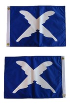 Nautical Secretary Cross &quot; X &quot; Double Sided Nylon Flag 12&quot;x18&quot; PREMIUM Vivid Col - $14.88