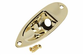 Strat Jackplate for guitar - Gold w/ Screws - £17.45 GBP