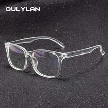 OULYLAN - Original Transparent Eyeglasses Women Men Anti Blue Light Glas... - £55.82 GBP
