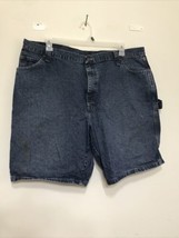 Wrangler Carpenter Shorts Mens Size 42 Blue  See Stains - $10.08