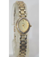 Vtg Citizen  5920-S49518 Women&#39;s Quartz Petite Watch Gold Tone Oval Shap... - $470.27 MXN