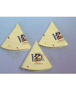 Disney Store 1997 10th Anniversary Cast Member Party Hats Set of 3 - $9.99