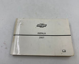 2007 Chevrolet Impala Owners Manual OEM M04B07003 - $19.79