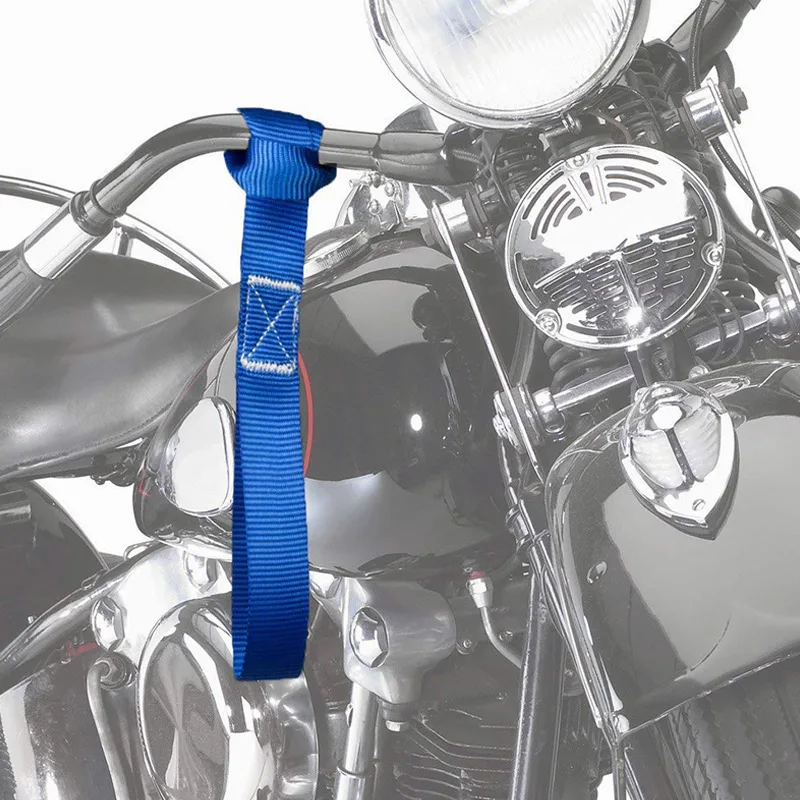 1/4/10Pcs 12&quot; Mutipurpose Motorcycle Tie Downs Soft Straps Loops For Han... - $9.35+