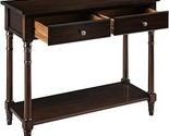 Solid Wood Console Entry Table With 2 Drawers, Accent Table With Storage... - $333.99