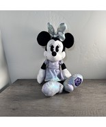 Disney Minnie Mouse 100 Years of Wonder Platinum Silver Jumbo 18” Stuffe... - $17.28 CAD