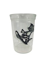 1990 Welch&#39;s Tom &amp; Jerry Surfing Jelly Jar Glass Cup - £3.65 GBP