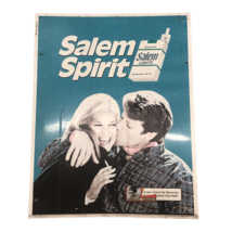 Vintage 80s Salem Spirit Cigarette Metal Sign Large 27&quot; x 35&quot; Advertisem... - £71.94 GBP