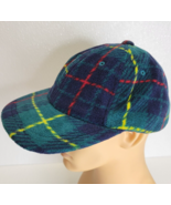 Vintage London Fog Fleece Cap Tartan Plaid Hike Outdoor Ski Winter Baseb... - $362.50 MXN