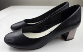 Anne Klein Women’s  Block Heeled Pump, Black , 8 M - $576.36 MXN