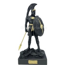 Ares Mars Greek Roman God of War Black/Gold Statue Sculpture figure 7.09in/18cm - £29.94 GBP