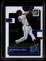 2022 Donruss Optic Rated Rookie Bryan De La Cruz Miami Marlins #53 - £1.41 GBP