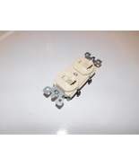 Leviton S01-05224-2IS Combination Two Single Pole Switches Duplex - Ivory - $322.76 MXN