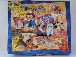 MB Hasbro Pokemon 150 Piece Metalllix Jigsaw Puzzle 12.5&quot; x 15&quot; New Dama... - $49.99