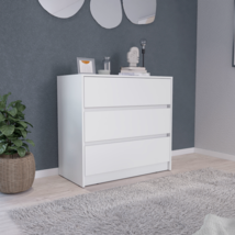 Austin 3-Drawer Dresser w/Pull Out (White) - $264.99