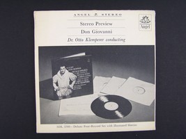 Mozart, Otto Klemperer Nicolai Ghiaurov  Don Giovanni Vinyl Record PROMO 7&quot; - £16.50 GBP