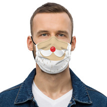 Face mask Funny Santa claus mustache Christmas - £14.38 GBP