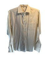 Burberry’s Men’s White 16.5 34 white long sleeve button down 2 ply cotto... - $44.55