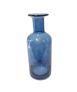 Cobalt Blue Apothecary Style Vase Jar 12 inch tall 4.5 in Diameter - $33.17