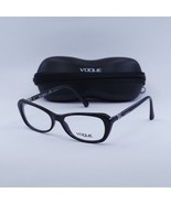 Vogue VO2960-B W44 Shiny Black 52mm Eyeglasses New Authentic - $1,440.43 MXN
