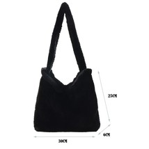 Women Love Heart  Bags Fashion Plush Winter All Match Handbags Outdoor Cute Purs - £120.58 GBP