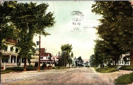 Vtg Tuck&#39;s Postcard Central Main Street, Bethlehem N.H., Postmarked 1912 - £7.53 GBP