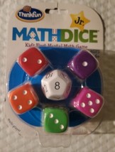 New Math Dice Jr. Thinkfun Kids First Mental Math Game Ages 6+ - £9.46 GBP