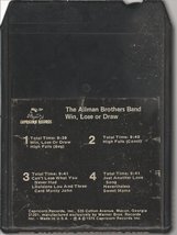 The Allman Brothers - Win, Lose or Draw - 1975 - 8-Track - £12.90 GBP