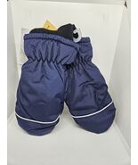 New Cat &amp; Jack 3M Thinsulate 2T-5T Mittens Water Resistant Blue Navy - $16.88 CAD