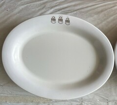4x US NAVY USN Dinner Plate 13x9” MESS HALL - $118.80