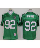 Men's Reggie White #92 Stitched Jersey Green White - $45.00