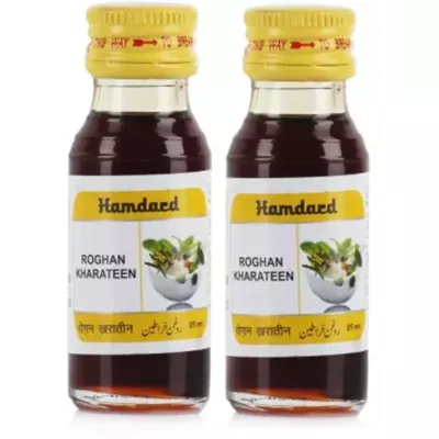 Hamdard Rogan Kharateen (25ml, Pack of 2) - $18.27