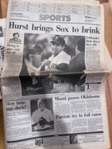 September 28 1986 Boston Globe Sports Section Boston Red Sox ALCS vs Tor... - £13.70 GBP
