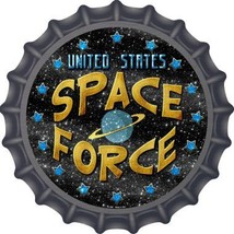 US Space Force Novelty Metal Bottle Cap 12 Inch Sign - $26.95