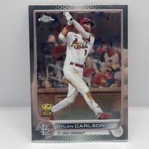 2022 Topps Chrome Baseball Dylan Carlson Base #158 St. Louis Cardinals - £1.57 GBP