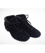 ASOLO OUTLAND GV Men&#39;s 7 Black Suede Boot Mid Lace-up Urban Free Shippin... - $172.96 CAD