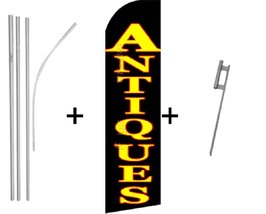 Antiques Quantity 2 Super Flag &amp; Pole Kits - £91.11 GBP