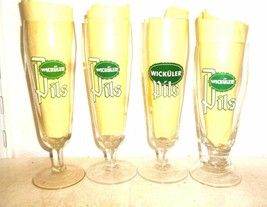 4 WICKULER +2004 Wuppertal Multiples German Beer Glasses - £15.45 GBP