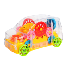 gear transparent electric universal wheel simulation car kids toy - £11.19 GBP