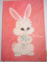 Vintage Hallmark I’m All Years Bunny Easter Card  - £4.63 GBP