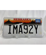 IMA92Y Vintage Vanity License Plate Nebraska Personalized Auto Man-Cave ... - $812.76 MXN