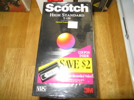 Scotch 4 Pack T-120 VHS Tapes - £6.65 GBP