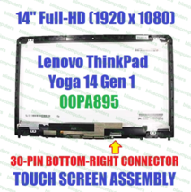 Lenovo ThinkPad Yoga 14&quot; LCD Touch Screen Bezel 14&quot; FHD 04X5934 04X5937 - £117.85 GBP