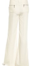 Stella &amp; Jamie Relaxed Wide Leg Crepe Ivory Women&#39;s Pants Size XS NWT - £98.92 GBP
