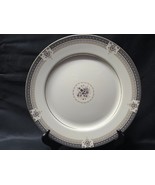 MIKASA GRANDE IVORY 11&quot; Single Dinner Plate TROPEZ Shades Of Gray Floral... - $15.82