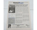 Game Buyer A Retailers Buying Guide Magazine Newspaper Nov 2002 Impressi... - $106.92