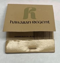 Hawaiian Regent Overlooking the Beach Waikiki Matchbook - $5.69