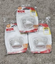 NUK (3) Orthodontic Pacifiers 0-6 months NIP - $14.55